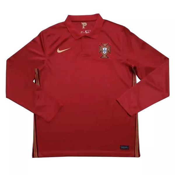 Camiseta Portugal 1ª ML 2020 Rojo